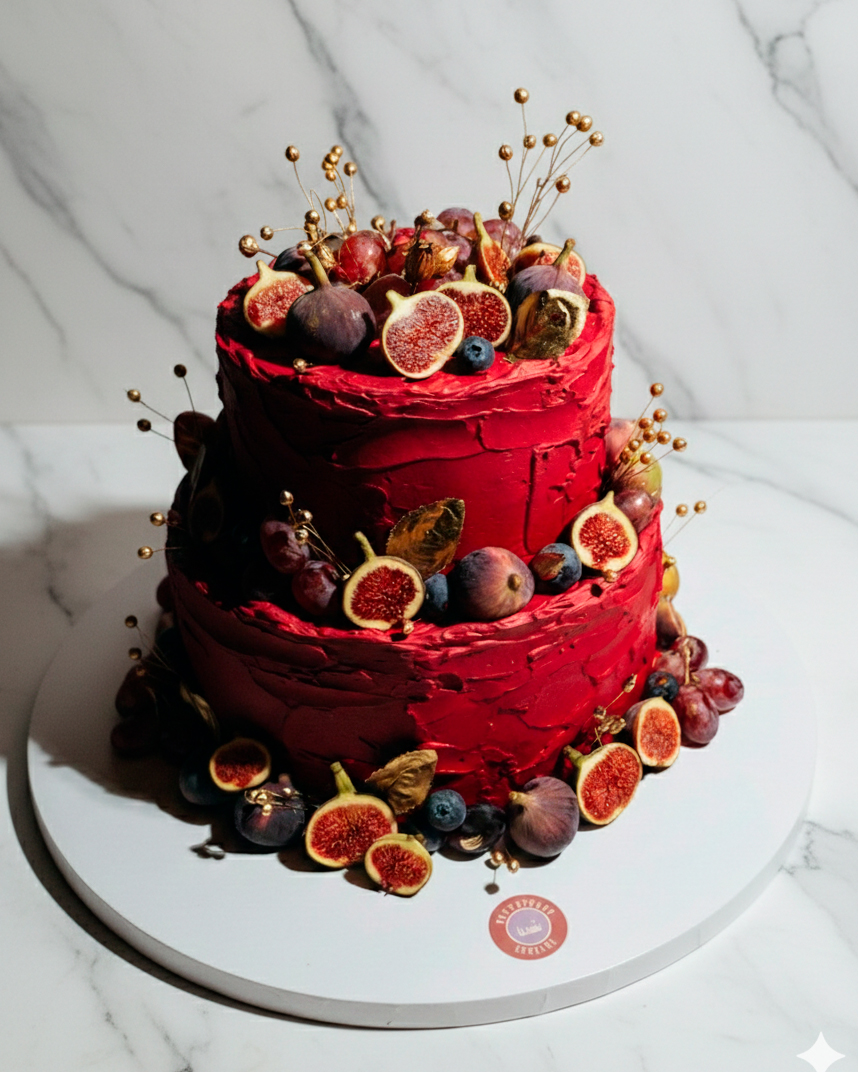 Cake "Fig and Velvet"